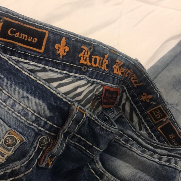 Rock Jeans size 26 Bootcut - Picture 3 of 3